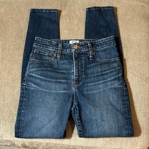 J. Crew Curvy Toothpick High Waisted Jeans